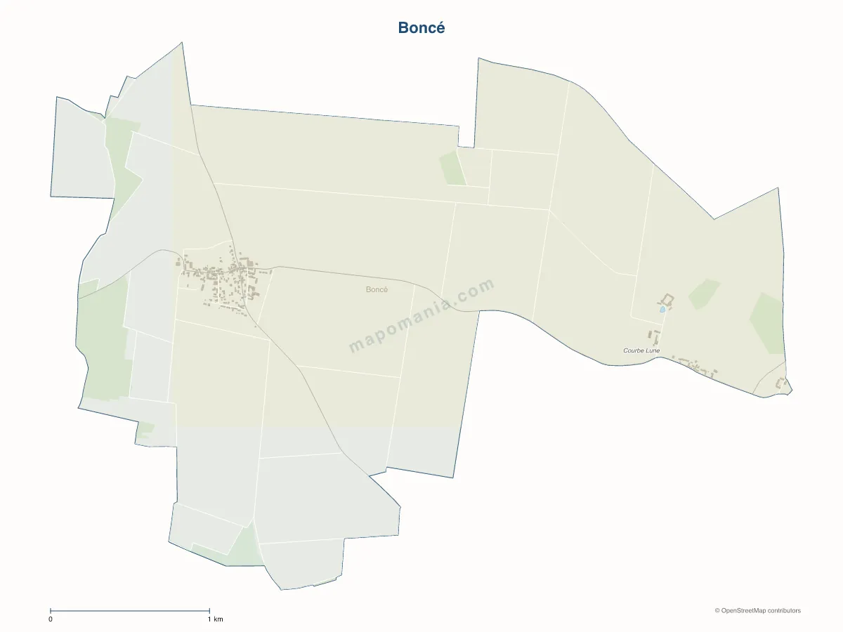 Carte de Boncé à personnaliser