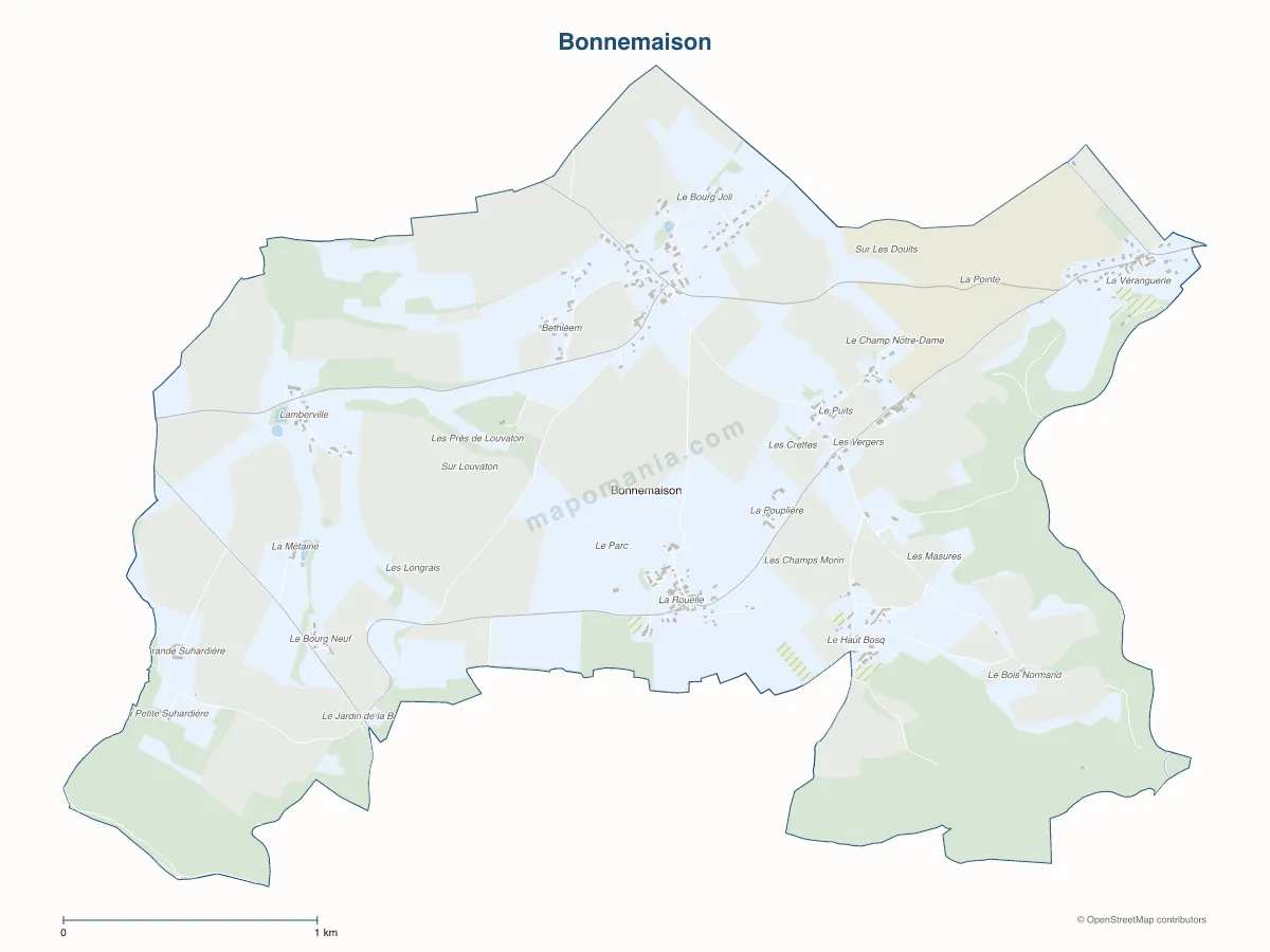 Carte de Bonnemaison à personnaliser