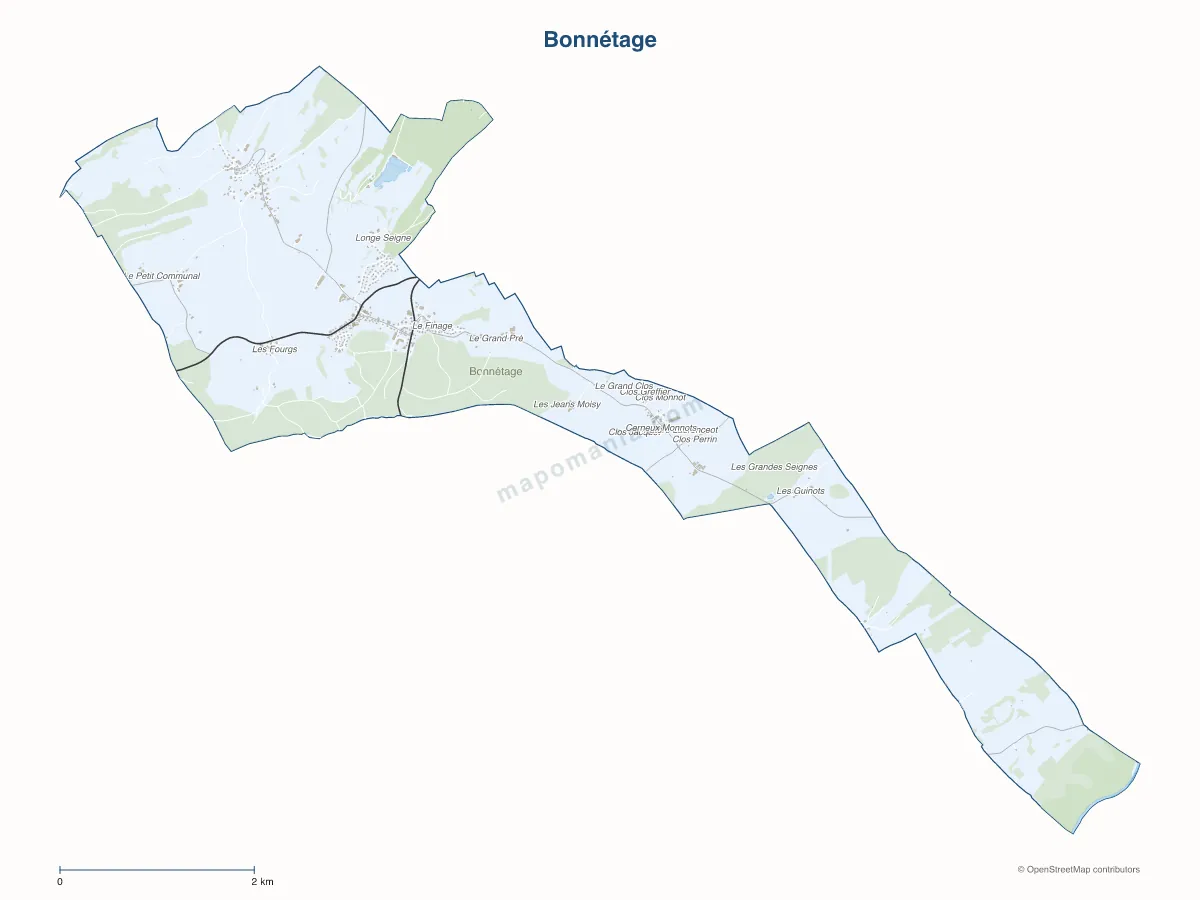 Carte de Bonnétage à personnaliser