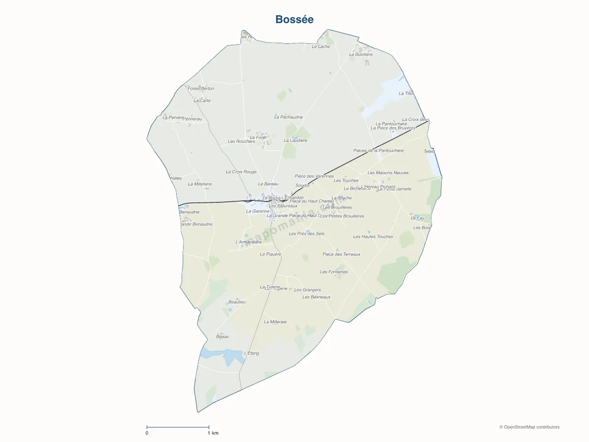 Carte de Bossée à personnaliser