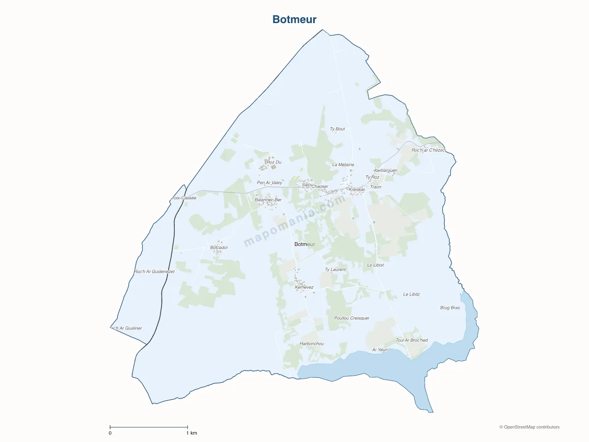 Carte de Botmeur à personnaliser