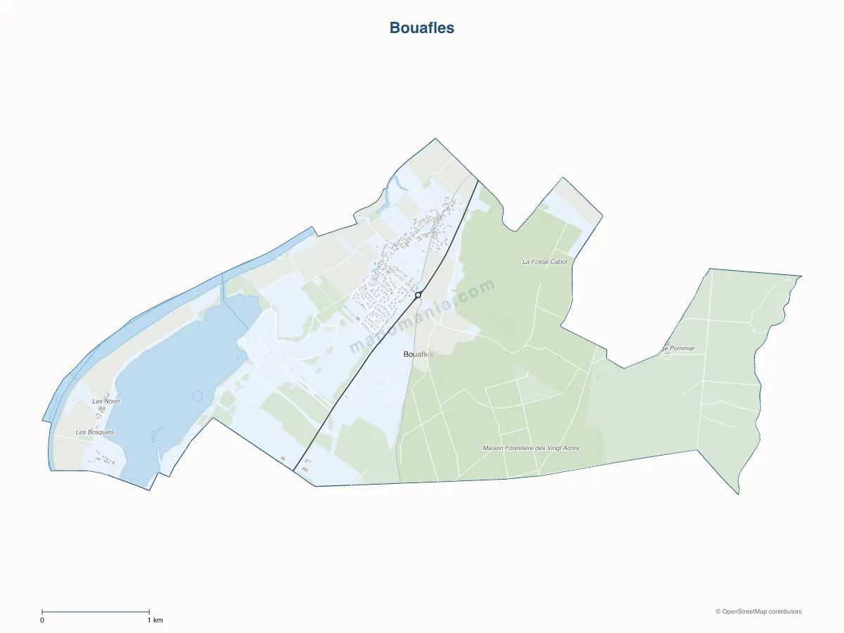 Carte de Bouafles à personnaliser