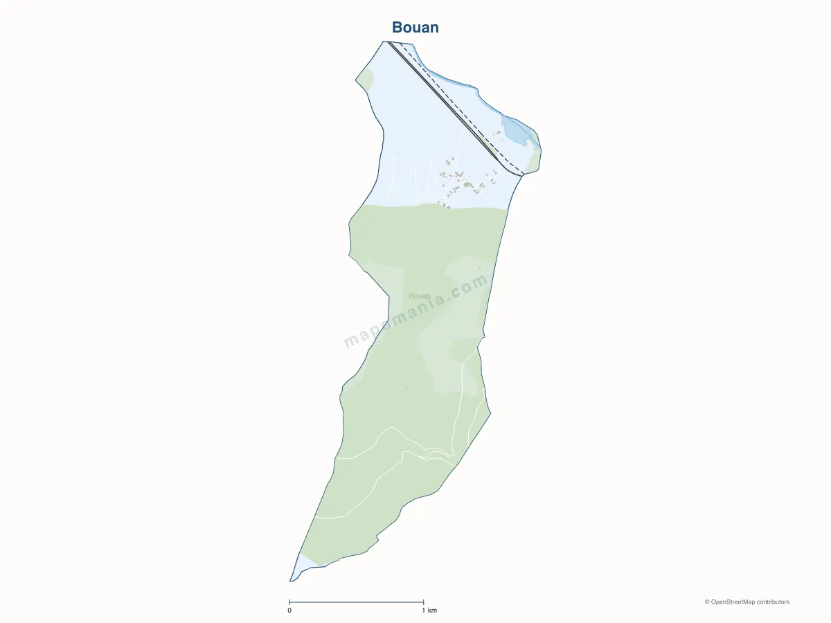 Carte de Bouan à personnaliser