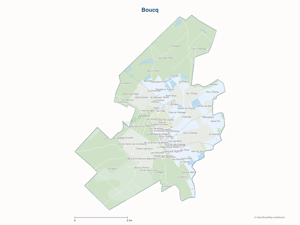 Carte de Boucq à personnaliser
