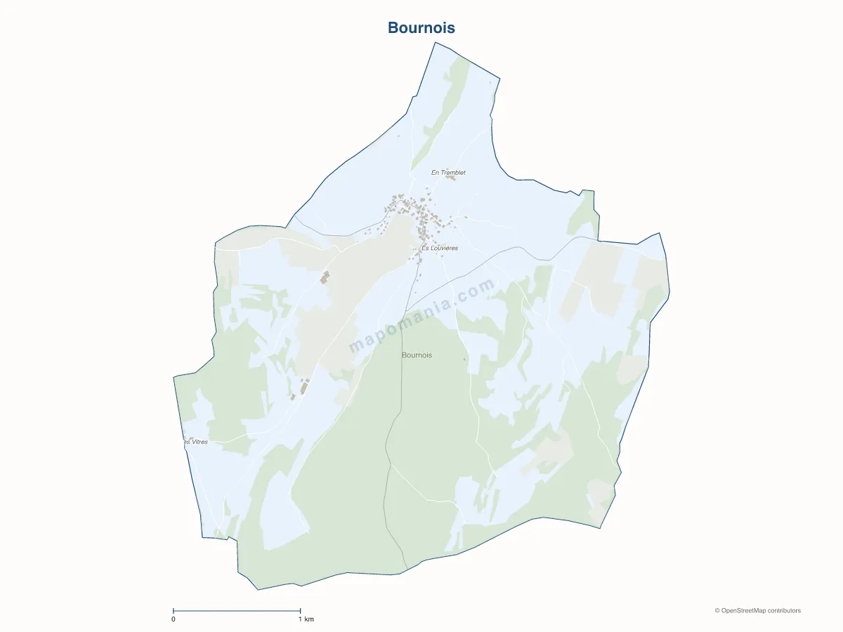 Carte de Bournois à personnaliser