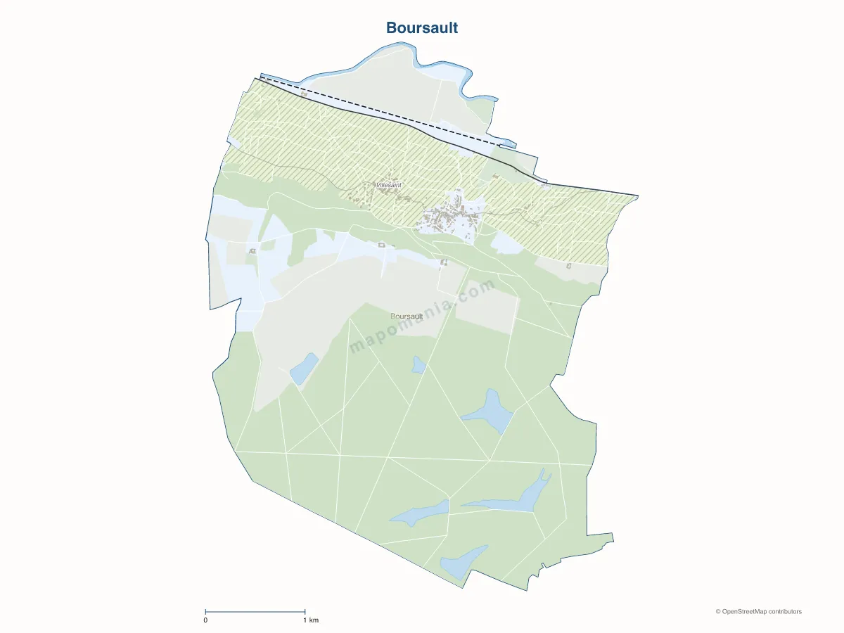 Carte de Boursault à personnaliser