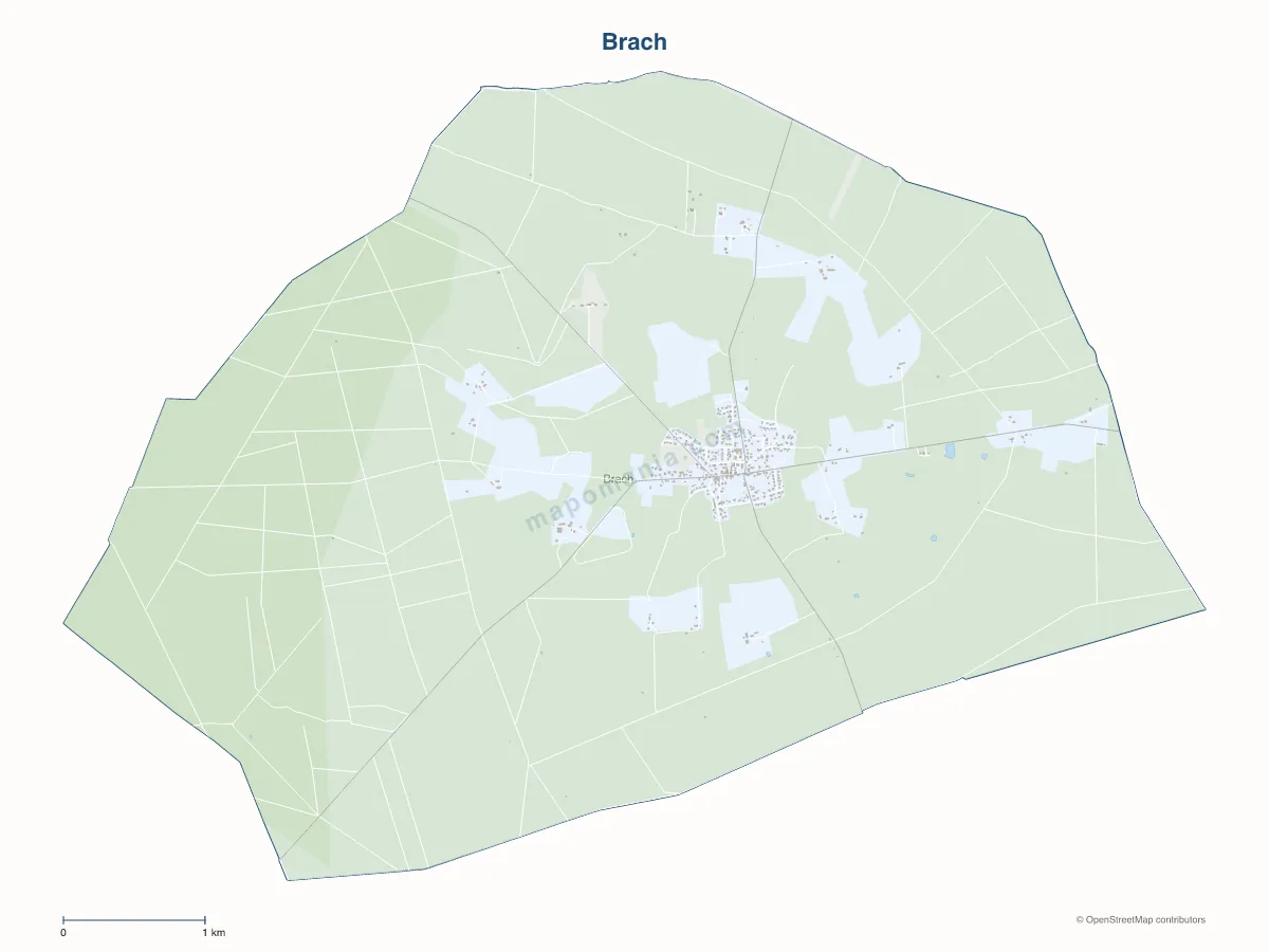 Carte de Brach à personnaliser