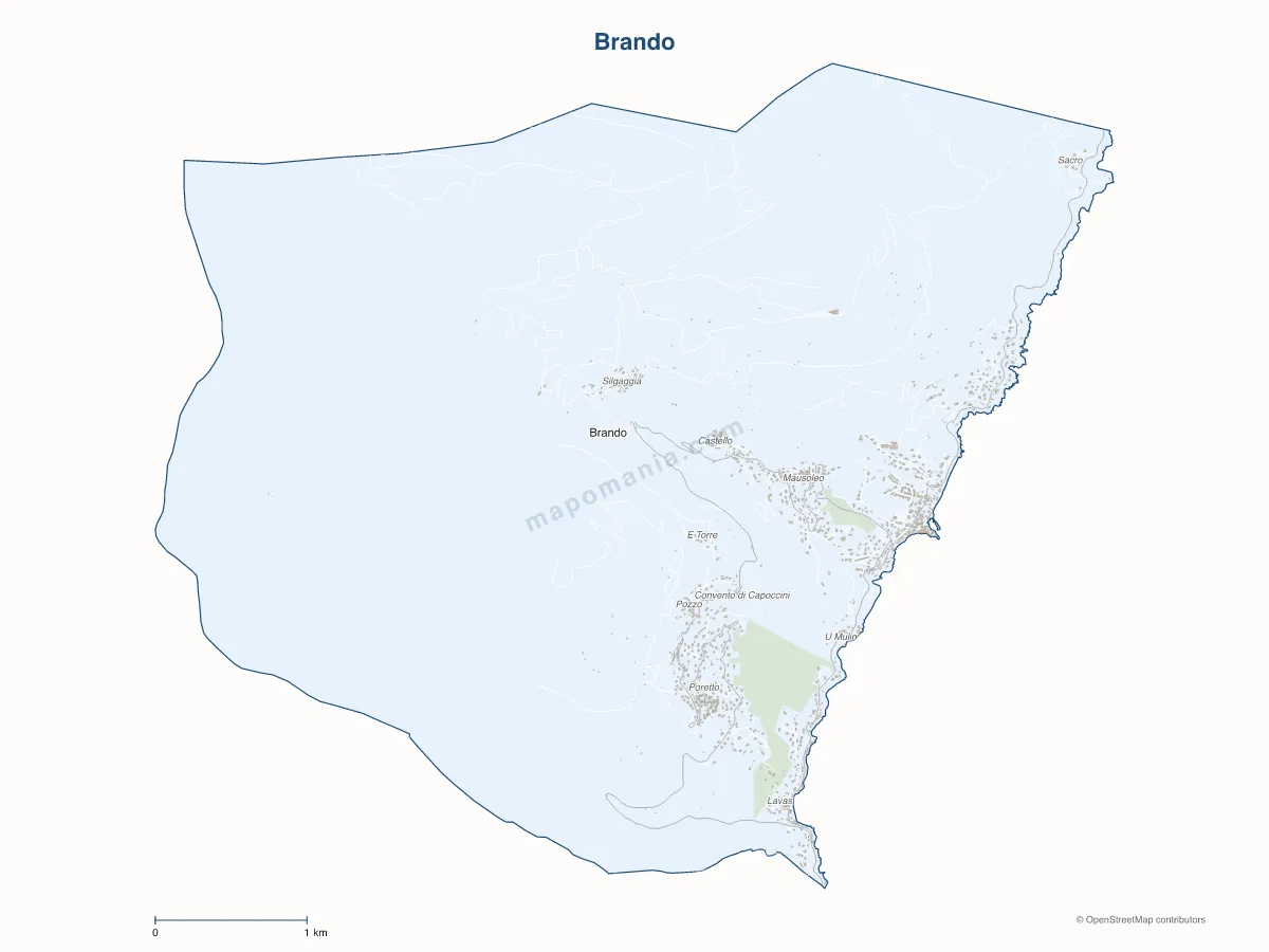 Carte de Brando à personnaliser