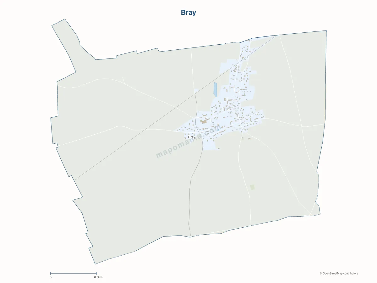 Carte de Bray à personnaliser