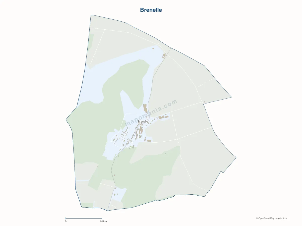 Carte de Brenelle à personnaliser