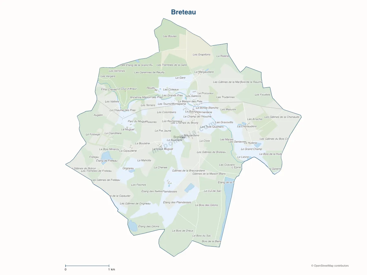 Carte de Breteau à personnaliser
