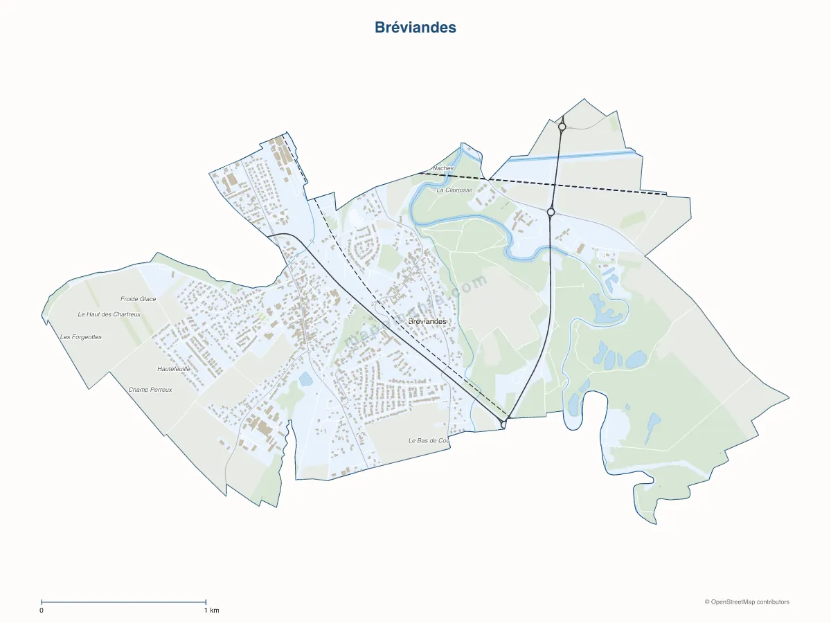 Carte de Bréviandes à personnaliser