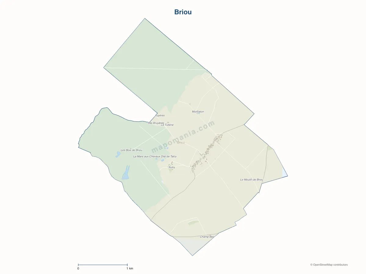 Carte de Briou à personnaliser