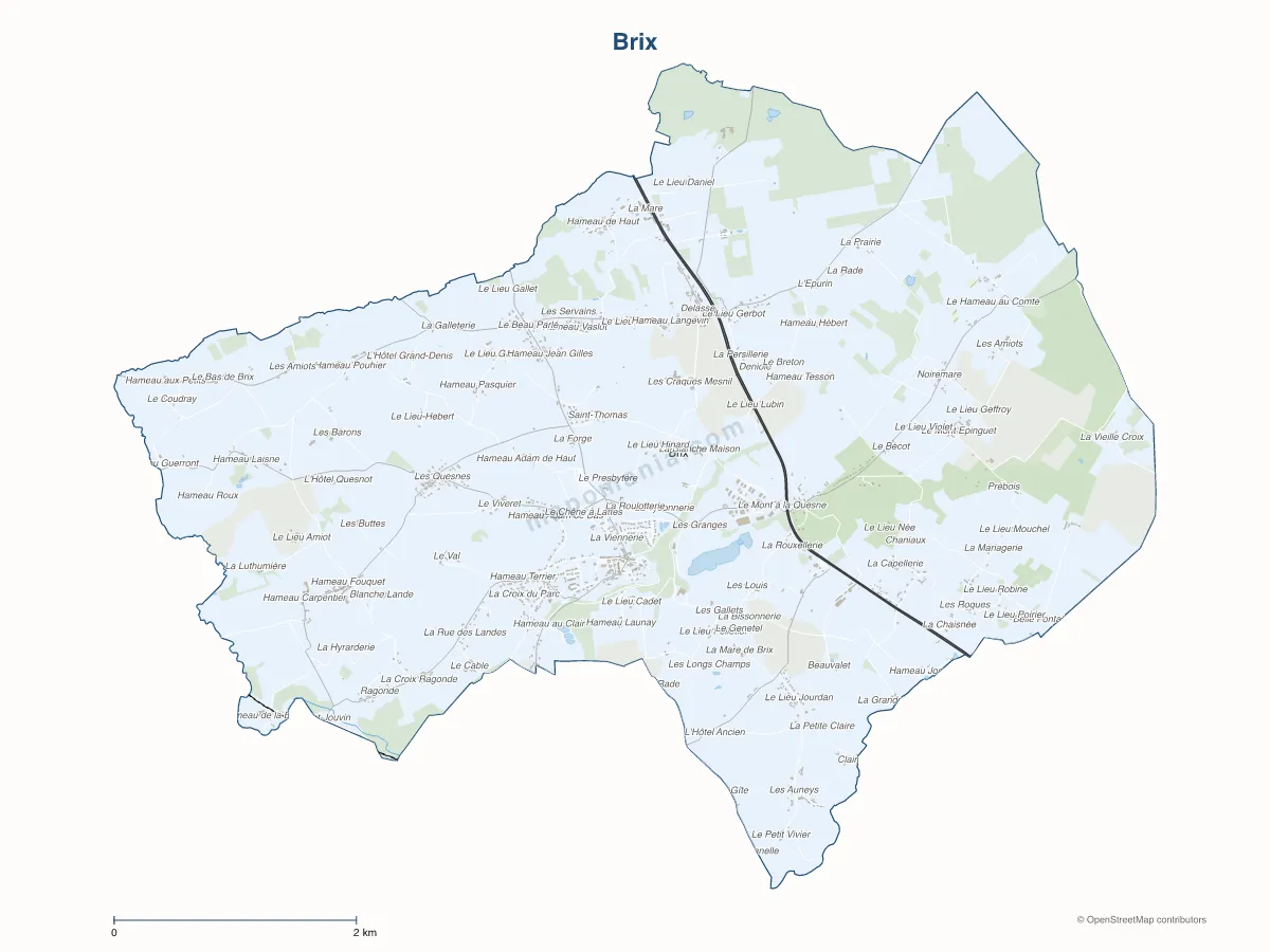 Carte de Brix à personnaliser