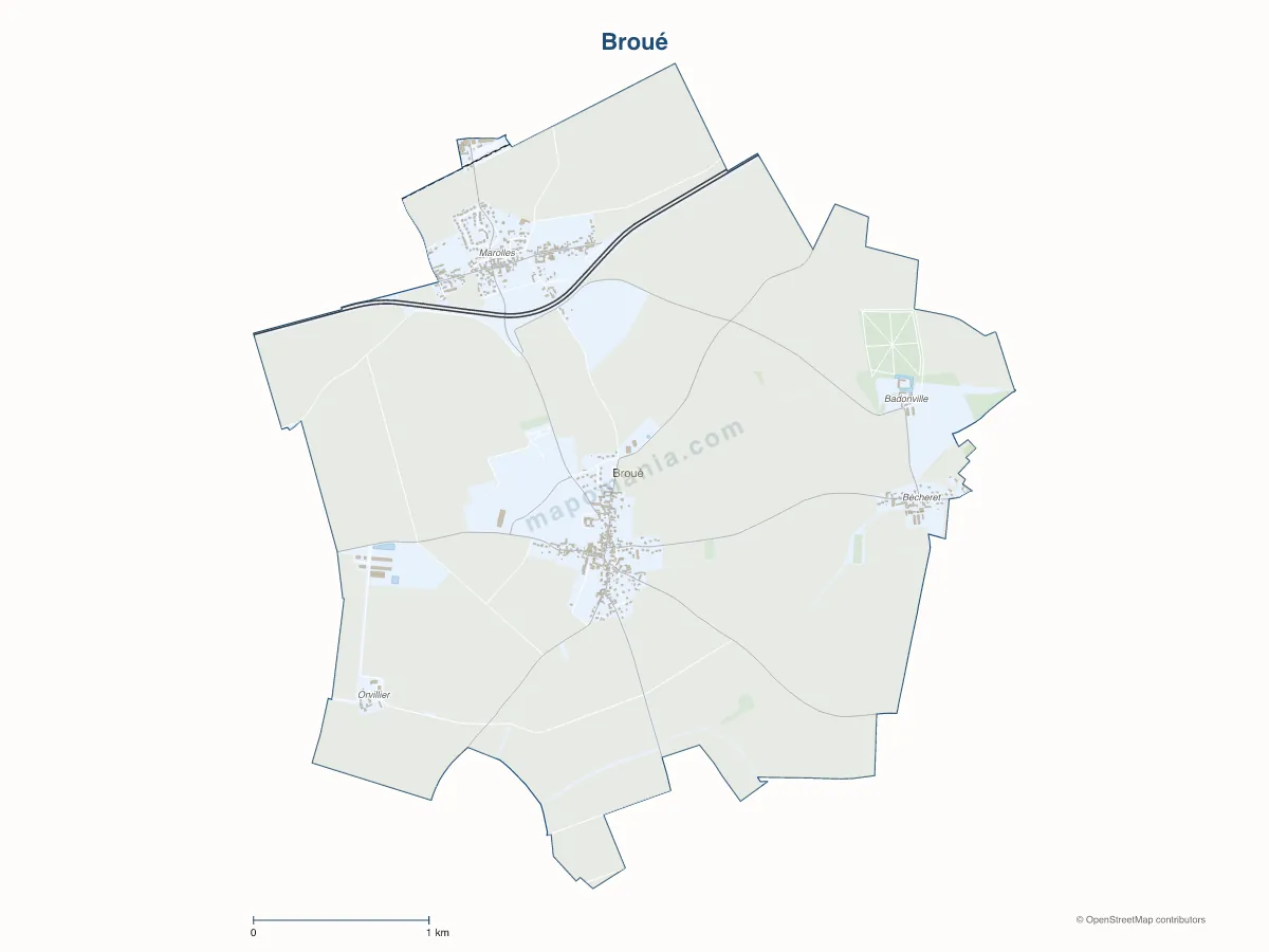 Carte de Broué à personnaliser