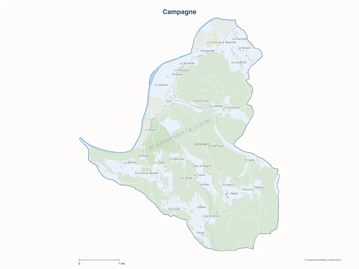Carte de Campagne à personnaliser