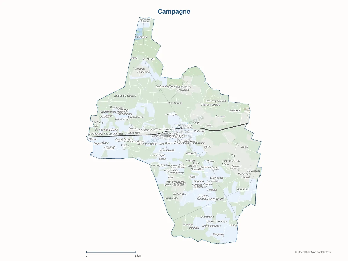 Carte de Campagne à personnaliser