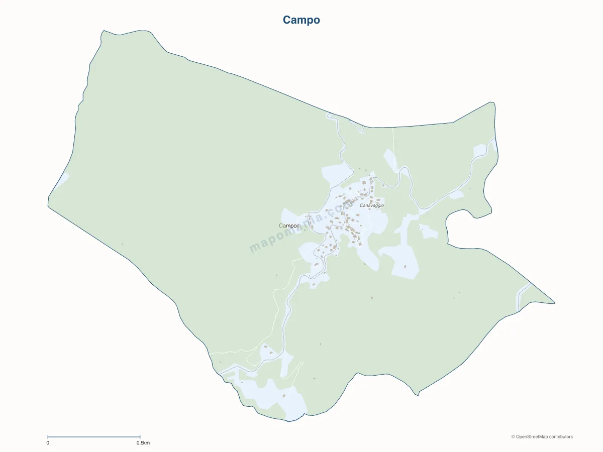 Carte de Campo à personnaliser