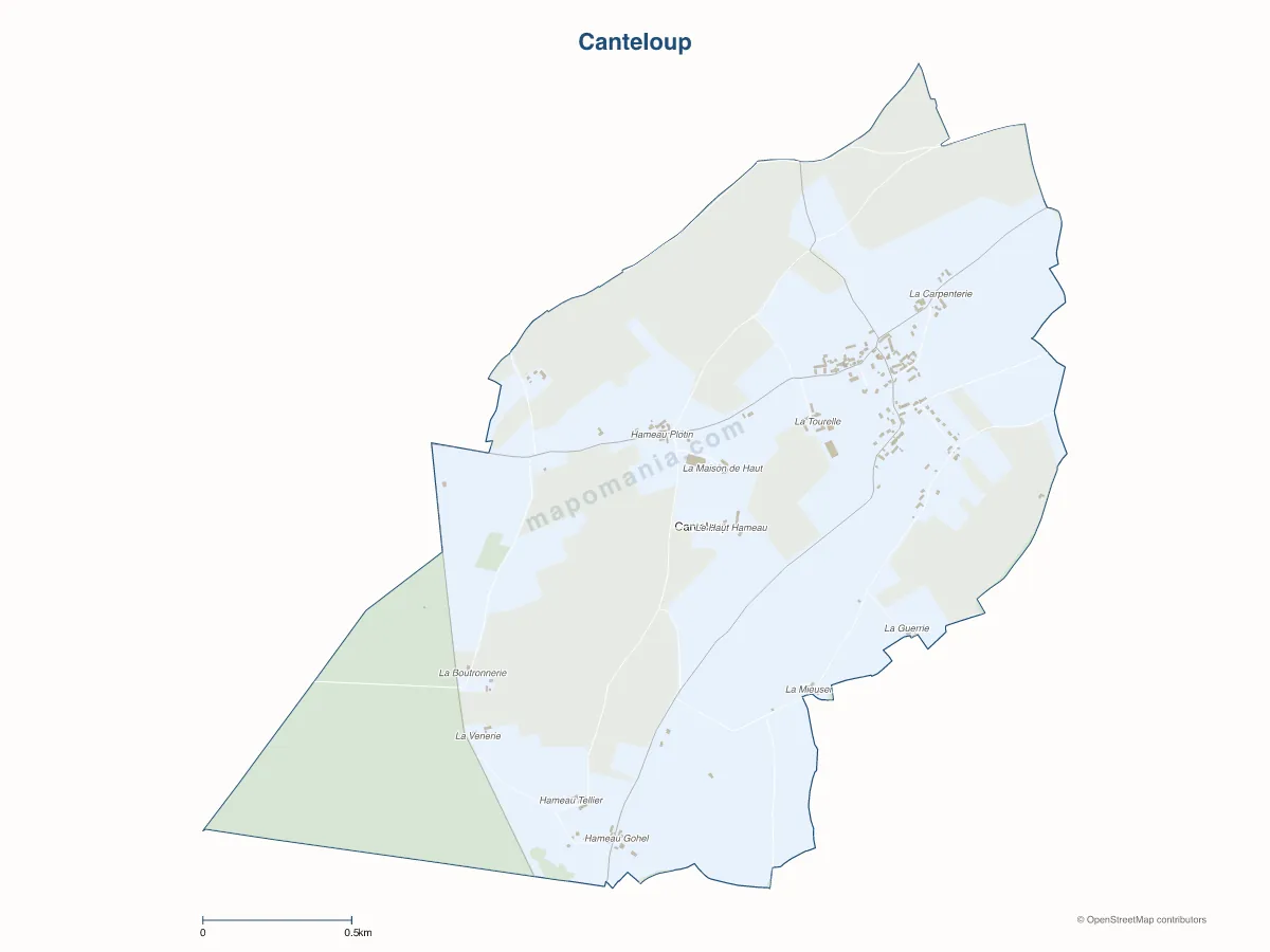 Carte de Canteloup à personnaliser