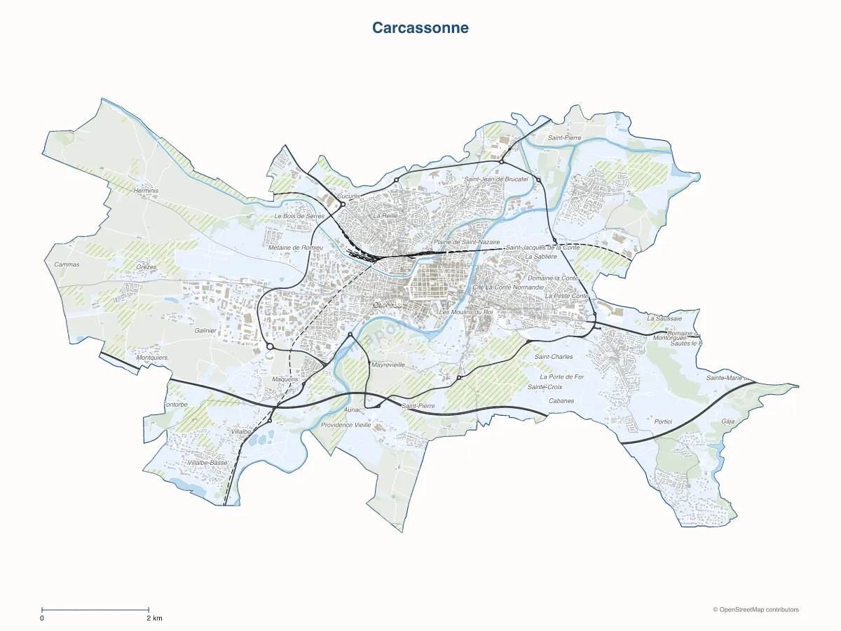 Carte de Carcassonne à personnaliser