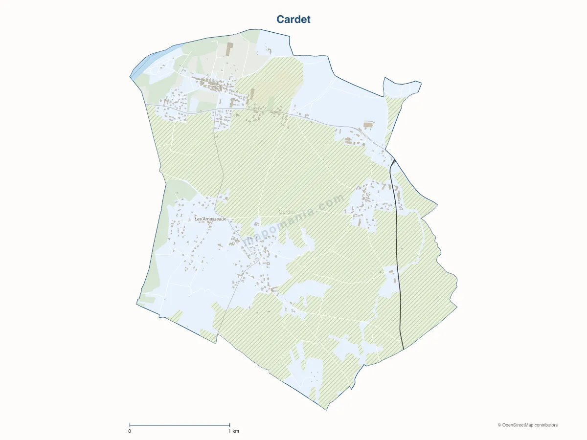 Carte de Cardet à personnaliser