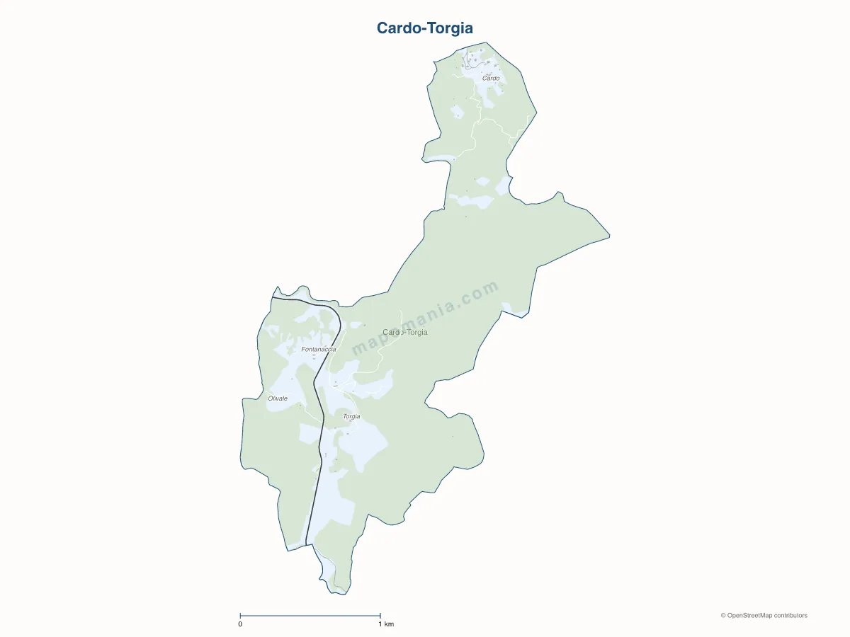Carte de Cardo-Torgia à personnaliser