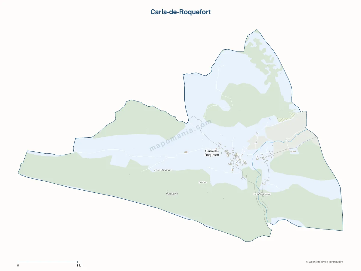 Carte de Carla-de-Roquefort à personnaliser