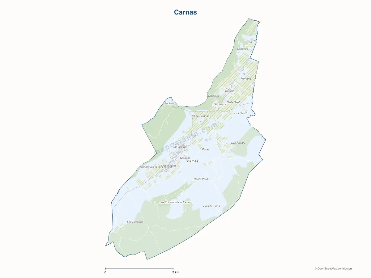 Carte de Carnas à personnaliser
