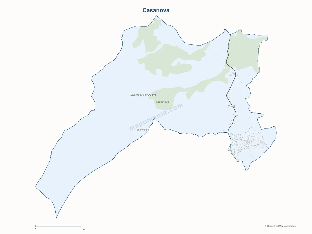 Carte de Casanova à personnaliser