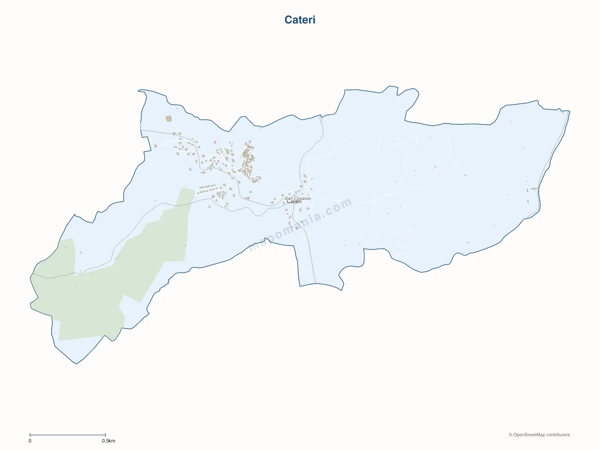 Carte de Cateri à personnaliser