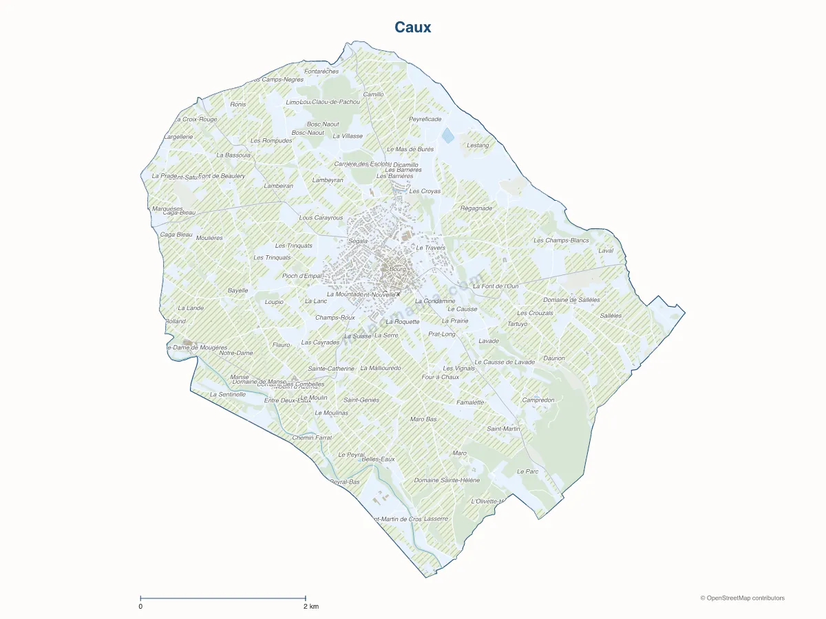 Carte de Caux à personnaliser
