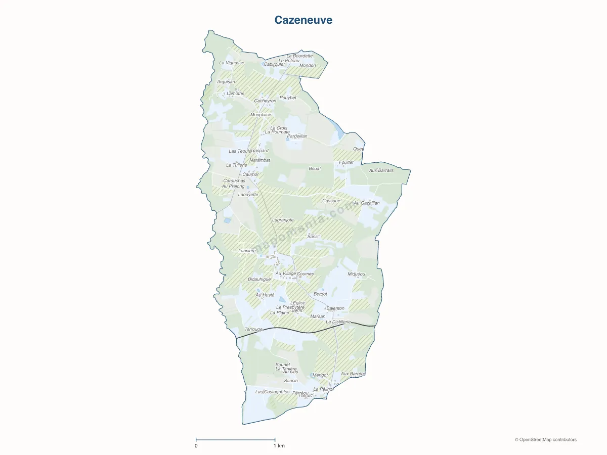 Carte de Cazeneuve à personnaliser