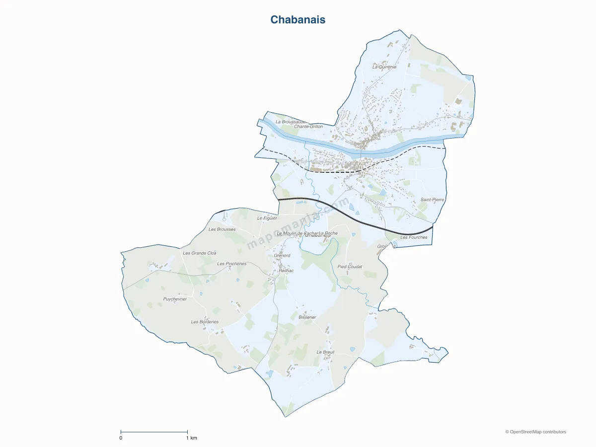 Carte de Chabanais à personnaliser