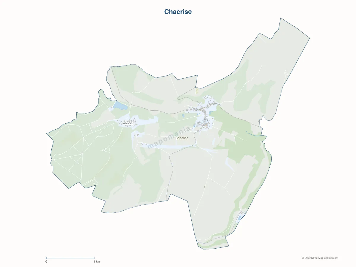 Carte de Chacrise à personnaliser