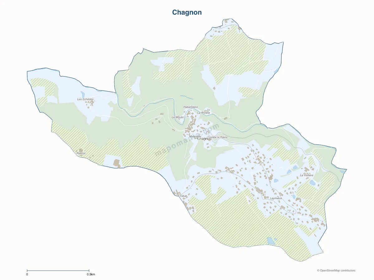 Carte de Chagnon à personnaliser