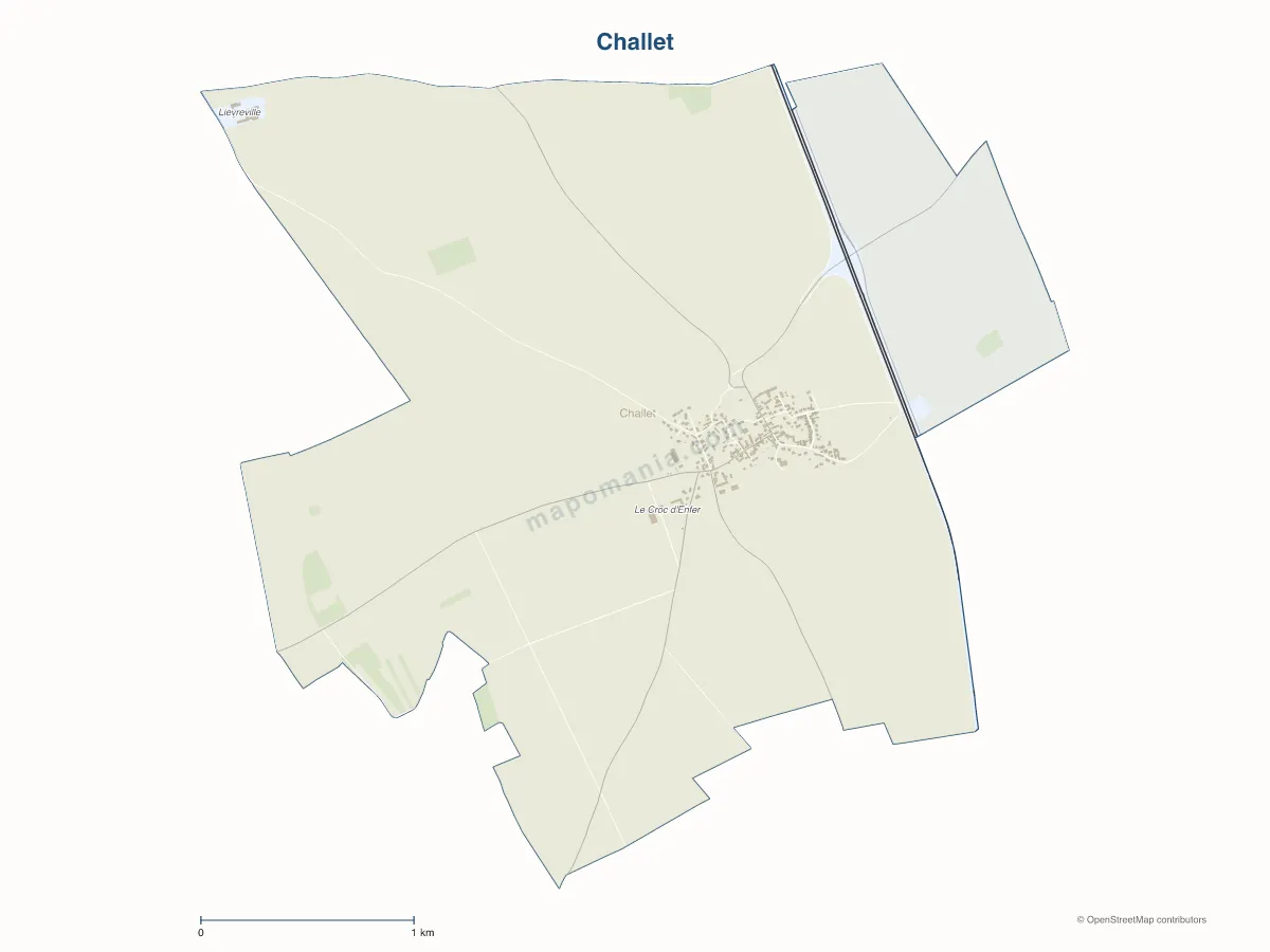 Carte de Challet à personnaliser