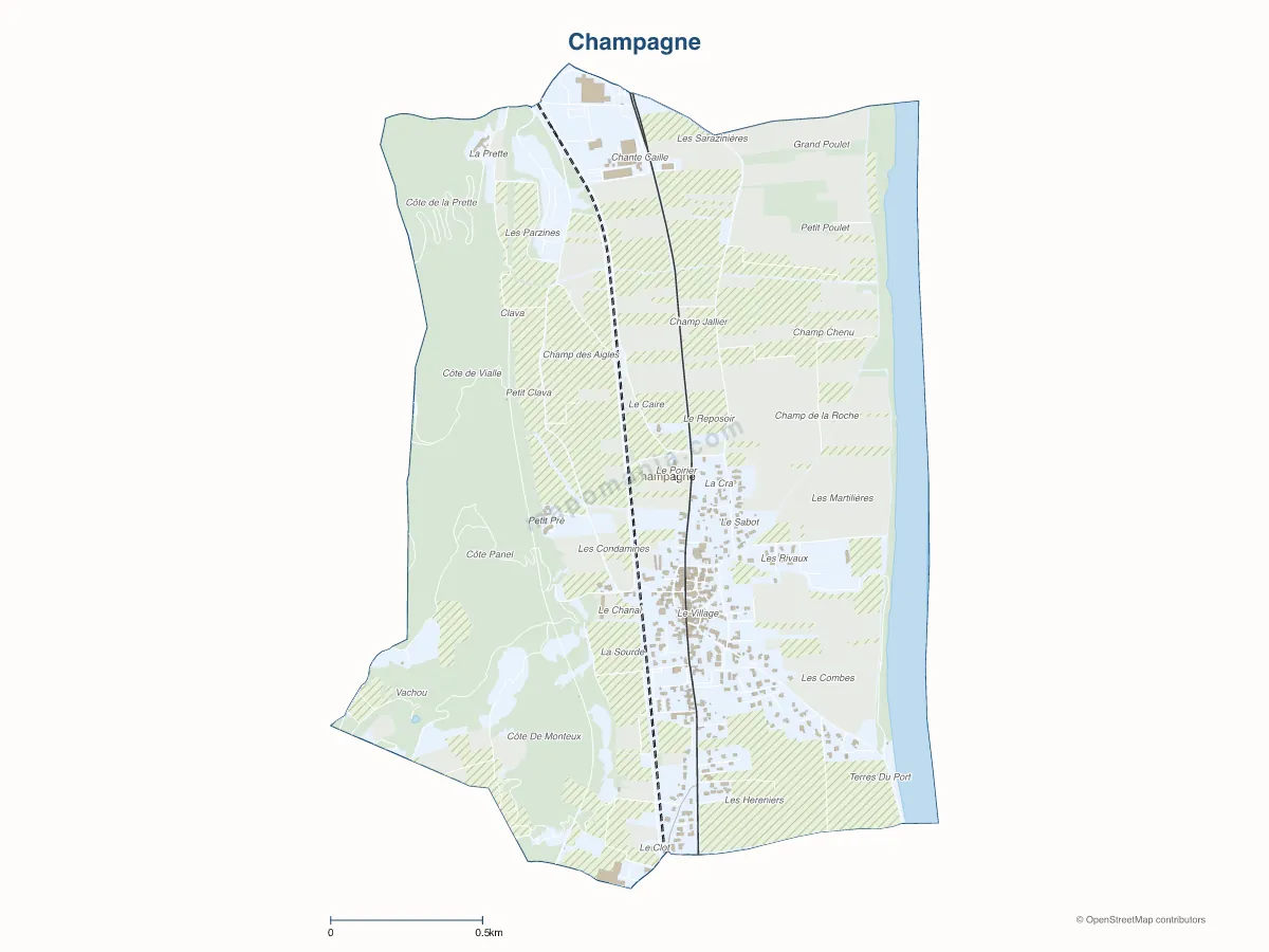 Carte de Champagne à personnaliser