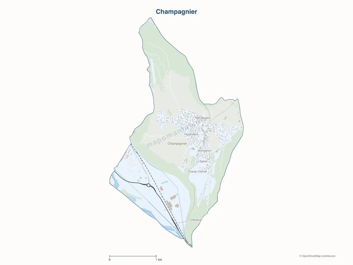 Carte de Champagnier à personnaliser