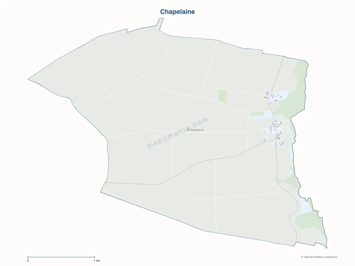 Carte de Chapelaine à personnaliser