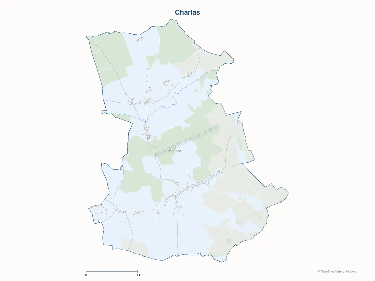 Carte de Charlas à personnaliser