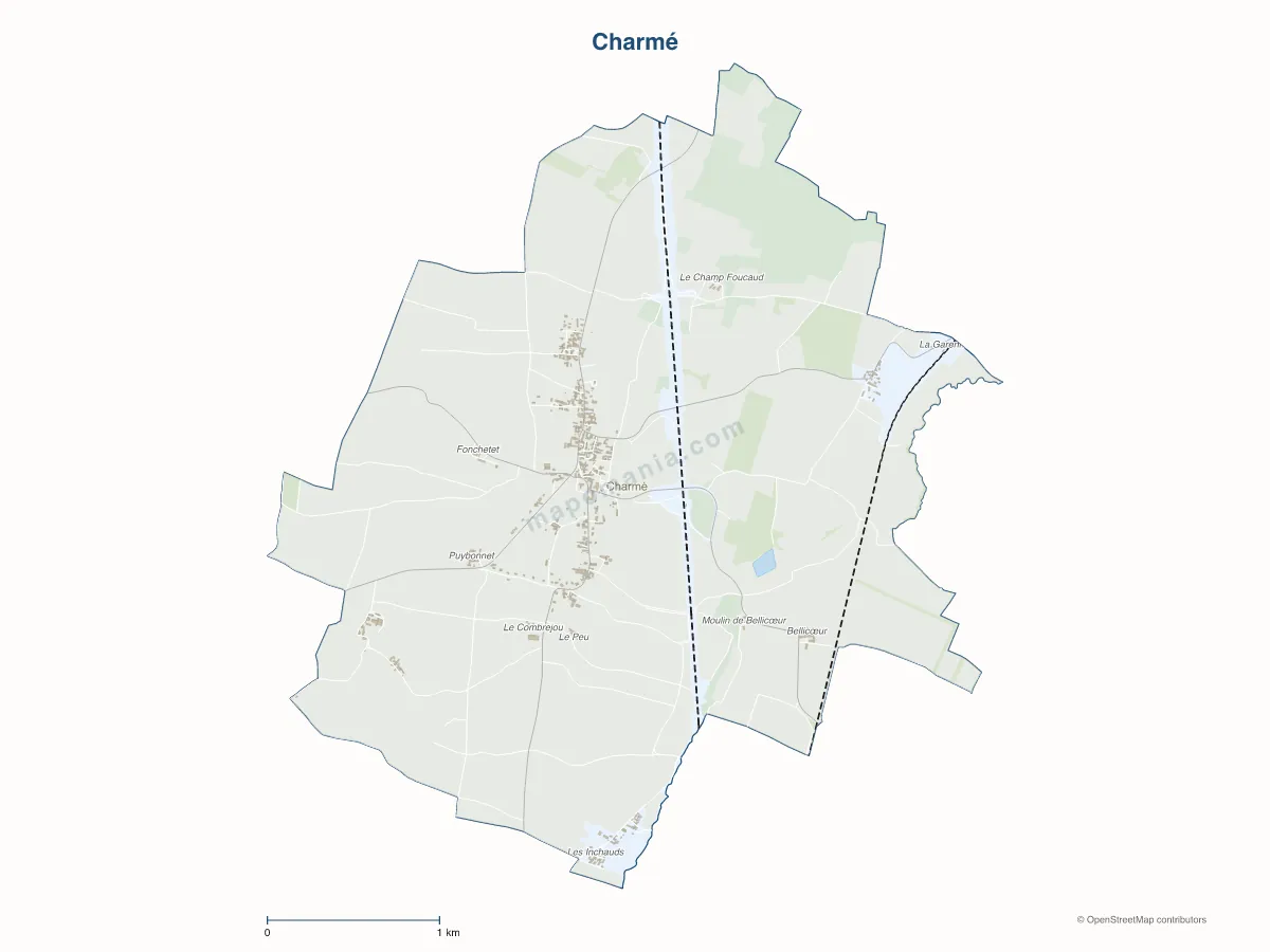 Carte de Charmé à personnaliser