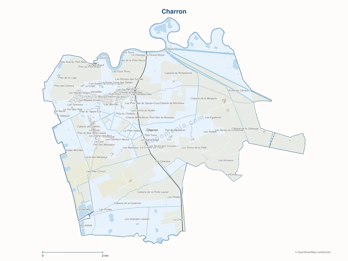 Carte de Charron à personnaliser