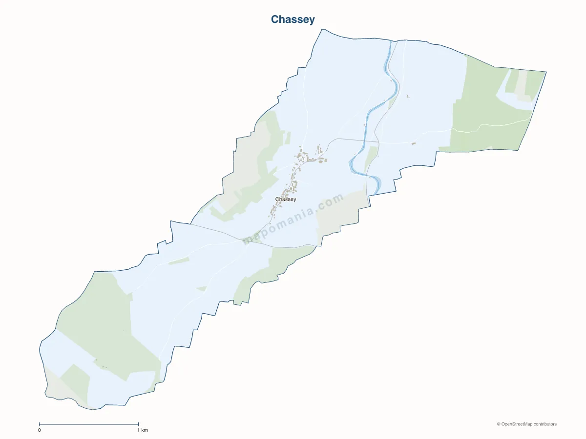 Carte de Chassey à personnaliser