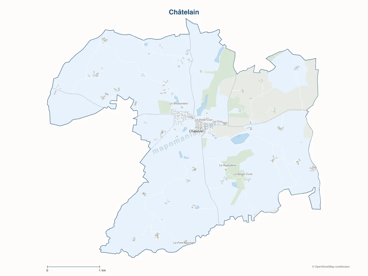 Carte de Châtelain à personnaliser
