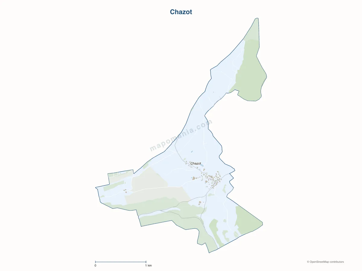 Carte de Chazot à personnaliser