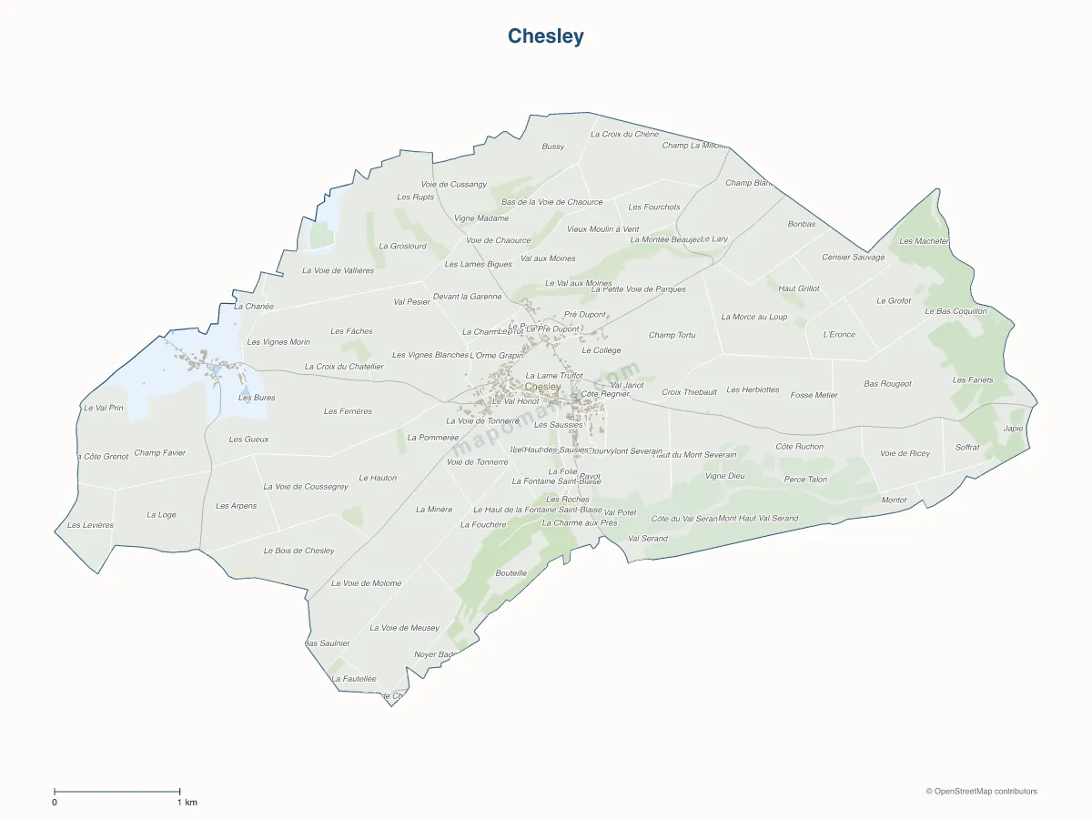 Carte de Chesley à personnaliser