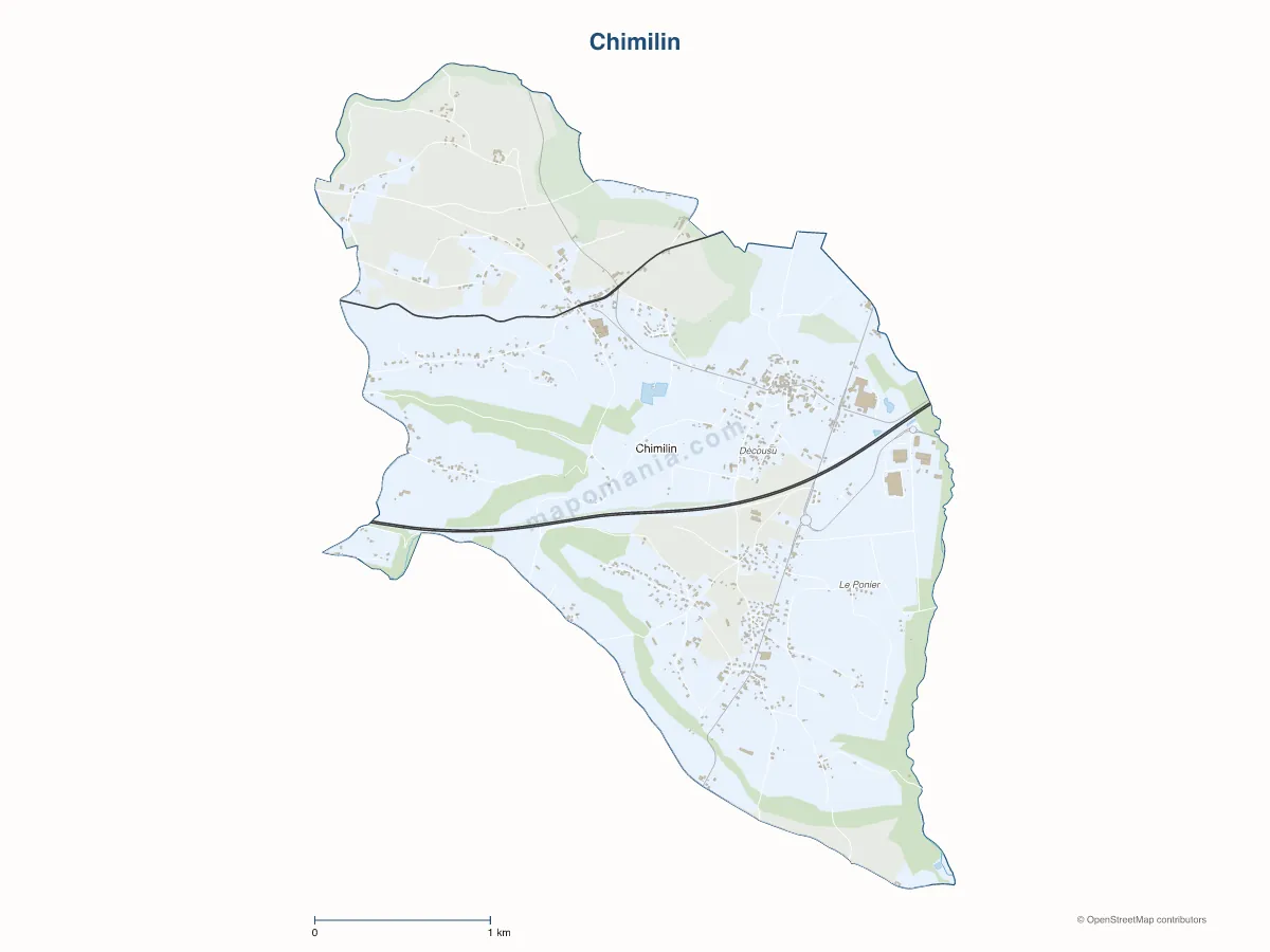 Carte de Chimilin à personnaliser