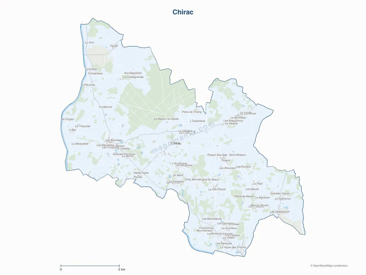 Carte de Chirac à personnaliser