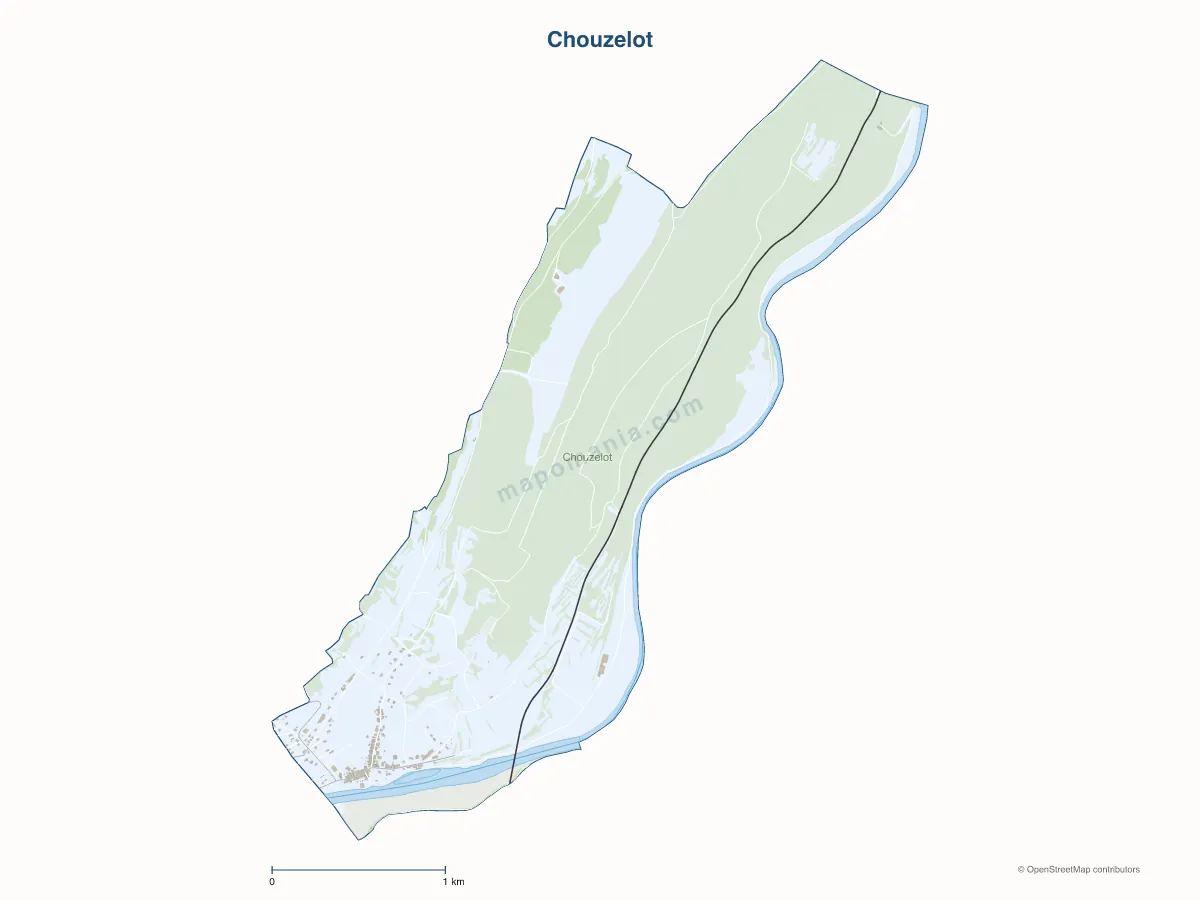 Carte de Chouzelot à personnaliser