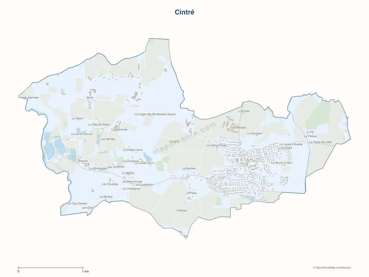 Carte de Cintré à personnaliser